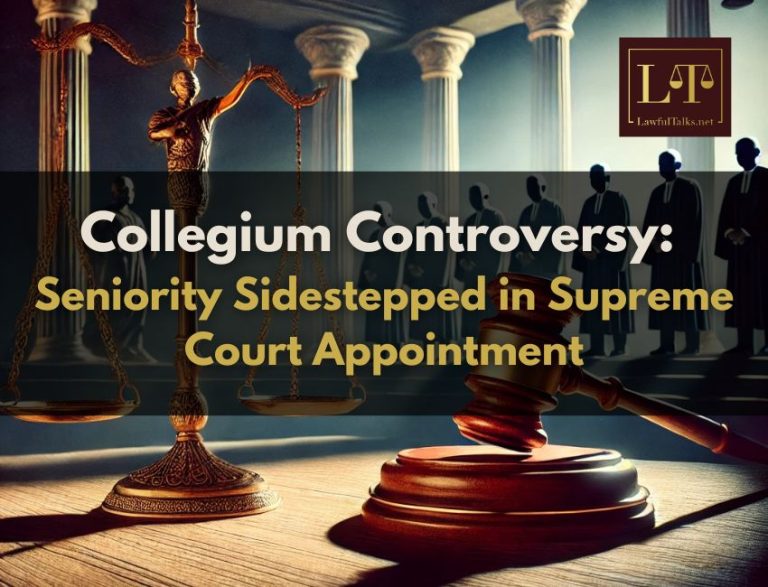 Collegium Controversy: Seniority Sidestepped in SC Appointment