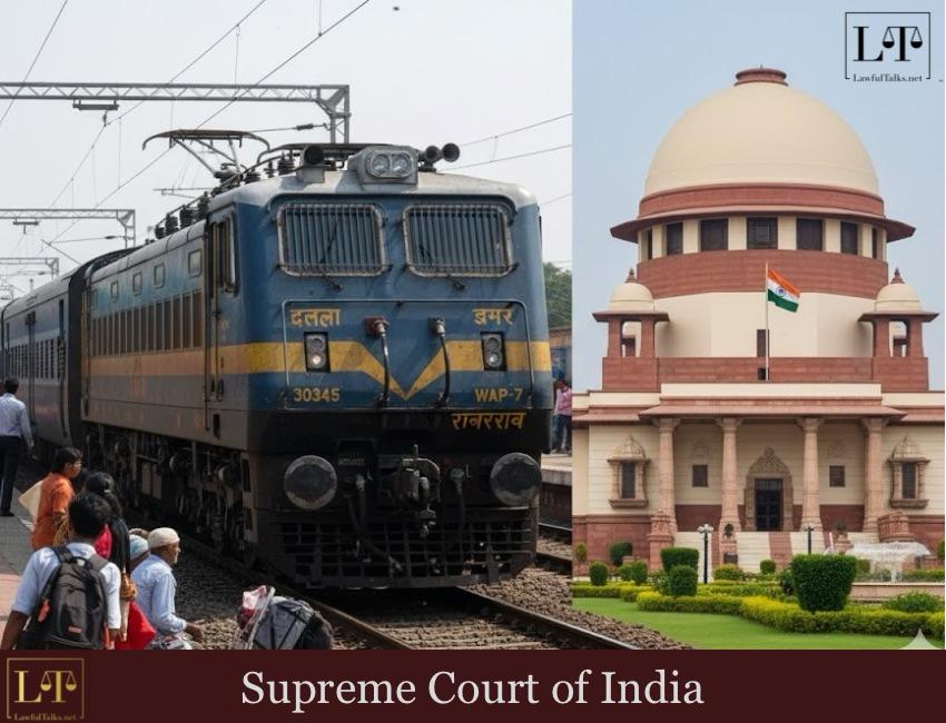 SC: Wrong Train, Still Right To Compensation—Railways Held Fully Accountable For ‘Baseless’ Defense