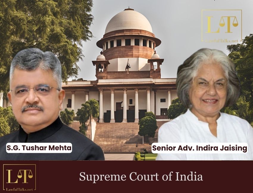S.G. Tushar Mehta and Senior Adv. Indira Jaising Cross Swords Over Senior Designation Issue